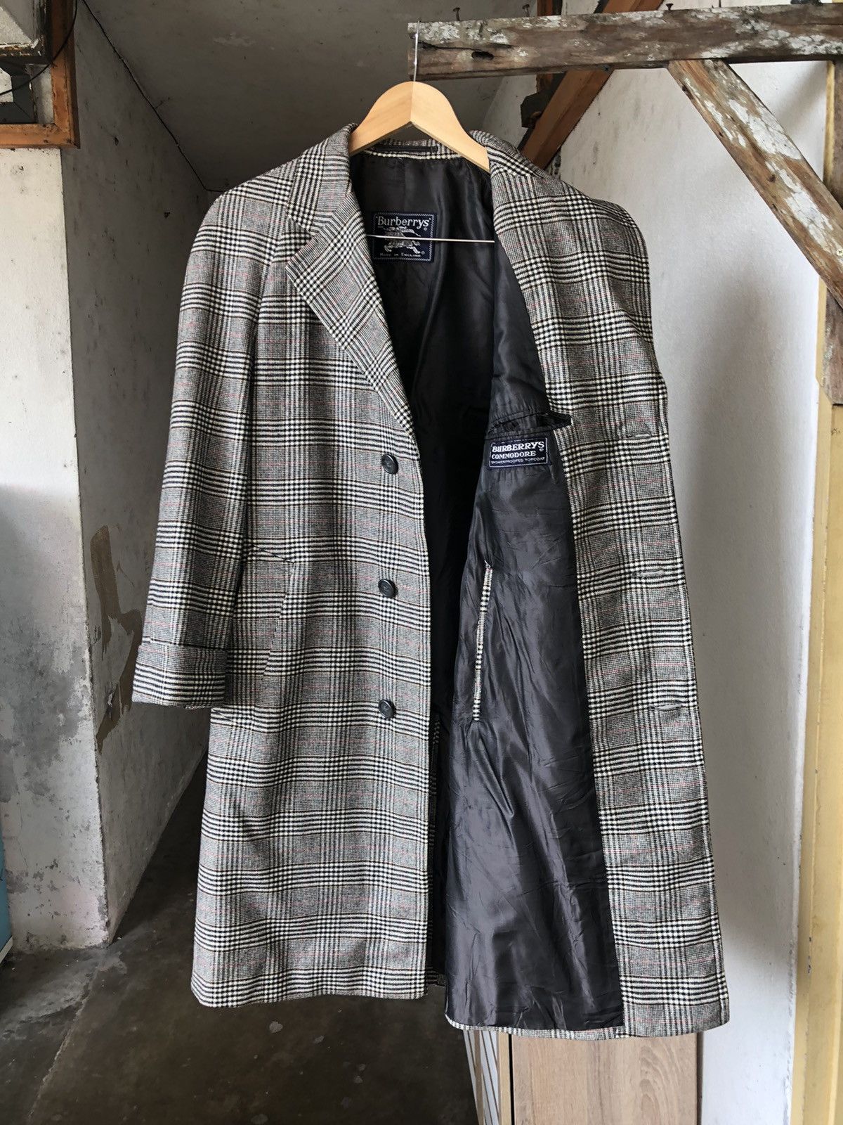 Burberry Burberry Nova Check Wool Cashmere Long Coat Jacket Size US S / EU 44-46 / 1 - 3 Thumbnail