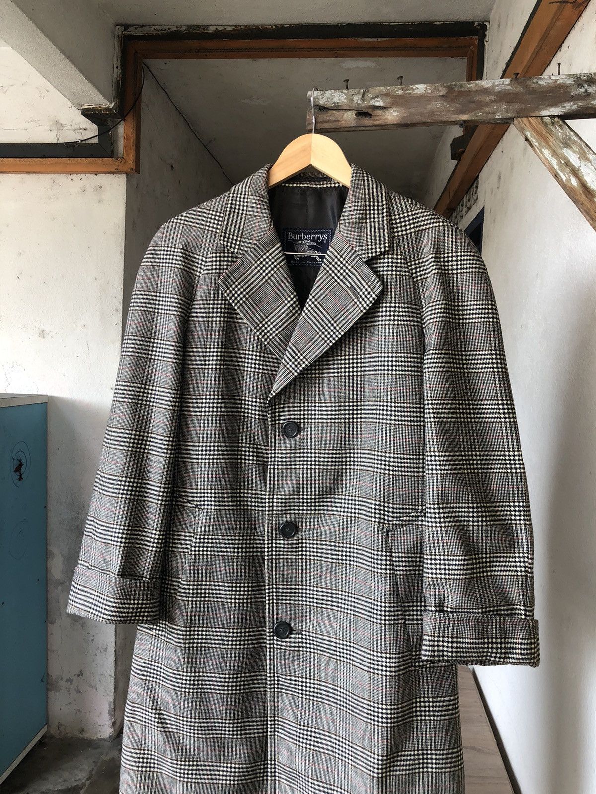 Burberry Burberry Nova Check Wool Cashmere Long Coat Jacket Size US S / EU 44-46 / 1 - 7 Thumbnail