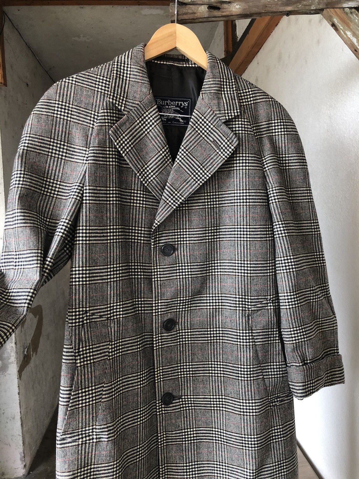Burberry Burberry Nova Check Wool Cashmere Long Coat Jacket Size US S / EU 44-46 / 1 - 9 Thumbnail