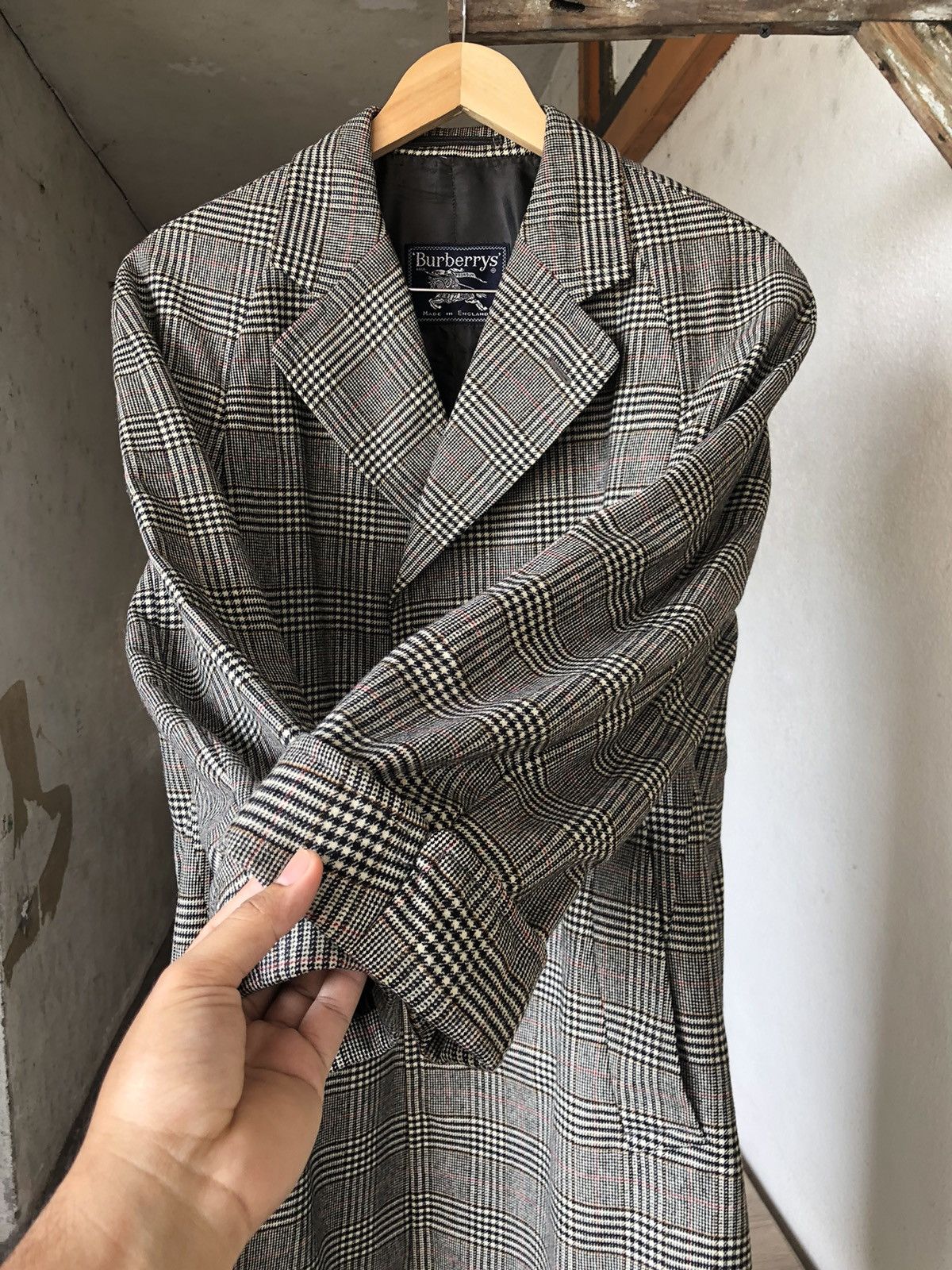 Burberry Burberry Nova Check Wool Cashmere Long Coat Jacket Size US S / EU 44-46 / 1 - 11 Thumbnail