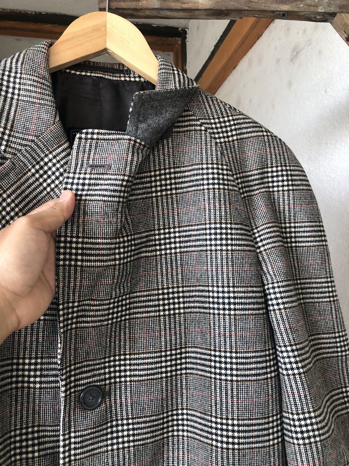 Burberry Burberry Nova Check Wool Cashmere Long Coat Jacket Size US S / EU 44-46 / 1 - 14 Thumbnail