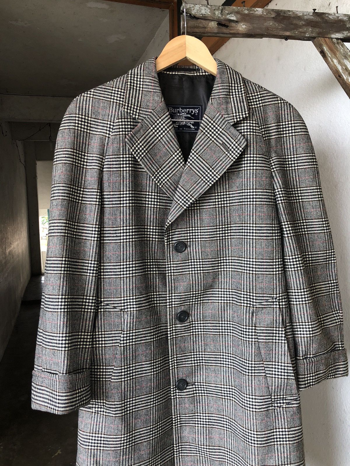 Burberry Burberry Nova Check Wool Cashmere Long Coat Jacket Size US S / EU 44-46 / 1 - 10 Thumbnail