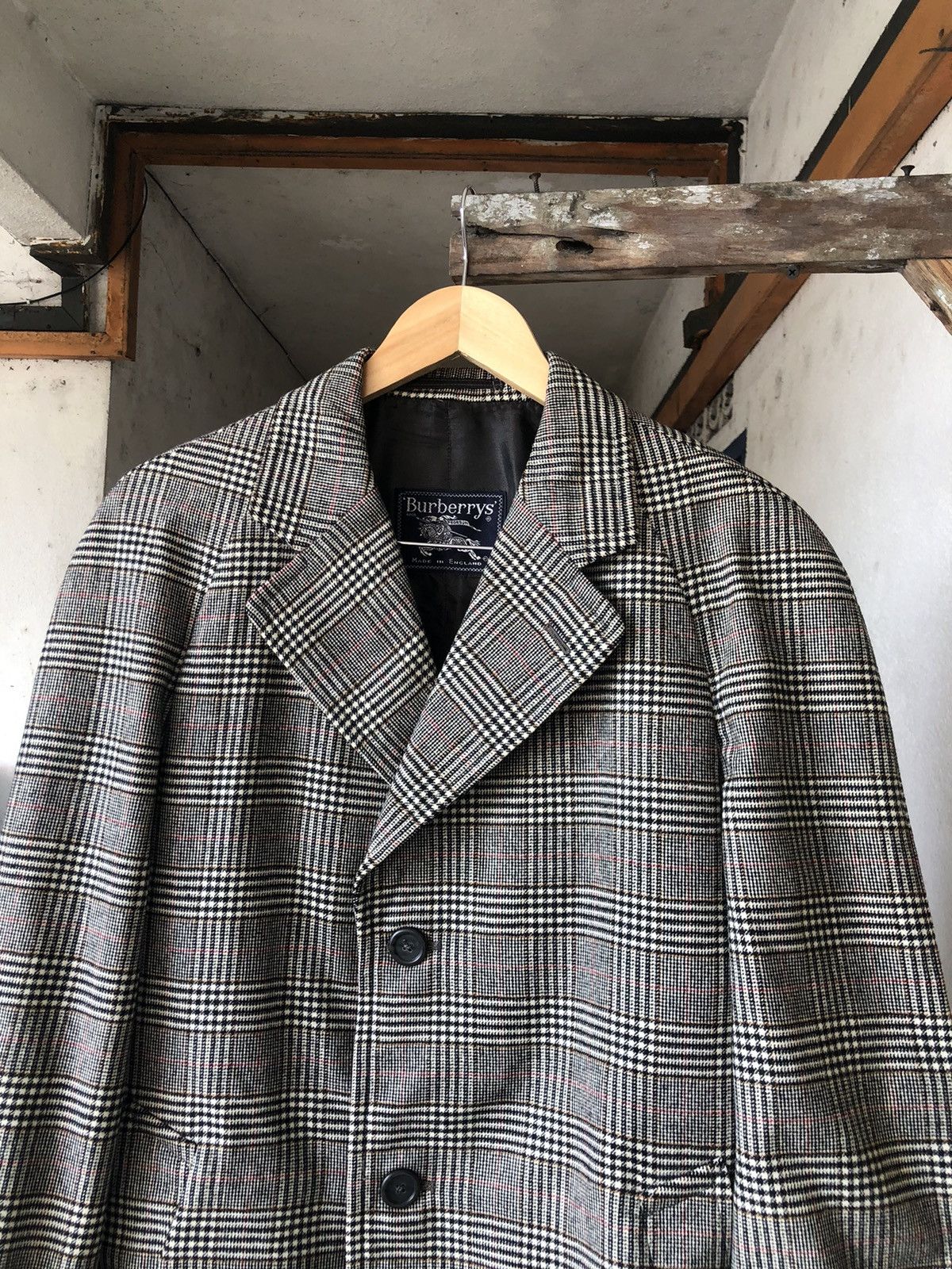 Burberry Burberry Nova Check Wool Cashmere Long Coat Jacket Size US S / EU 44-46 / 1 - 2 Thumbnail