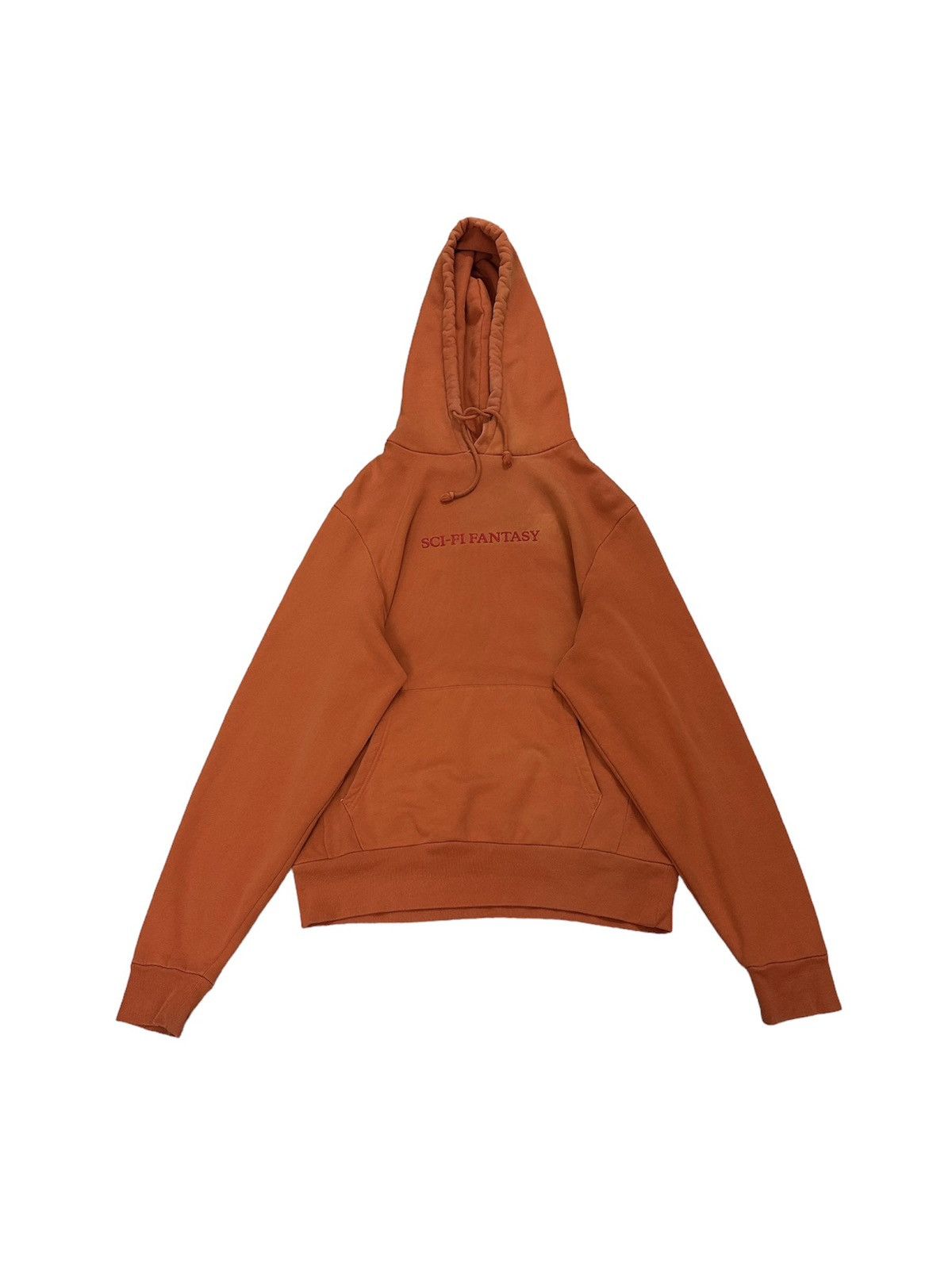 Sci-Fi Fantasy Sci-Fi Fantasy Orange Red Font Spellout Hoodie Size US L / EU 52-54 / 3 - 1 Thumbnail