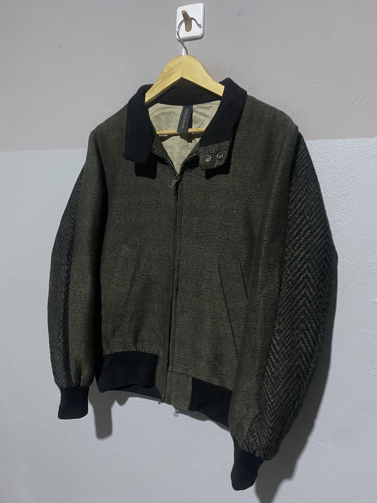 Designer × Maison MIHARA YASUHIRO 🔥SALE🔥MIHARA YASUHIRI WOOL BOMBER JACKET Size US M / EU 48-50 / 2 - 6 Thumbnail