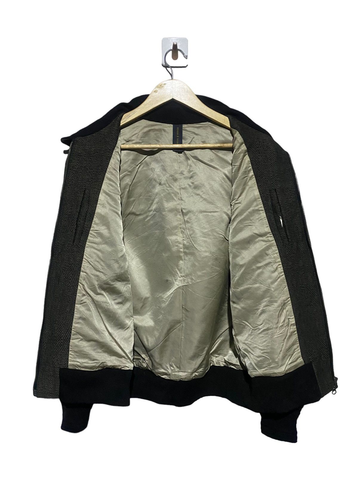 Designer × Maison MIHARA YASUHIRO 🔥SALE🔥MIHARA YASUHIRI WOOL BOMBER JACKET Size US M / EU 48-50 / 2 - 2 Thumbnail