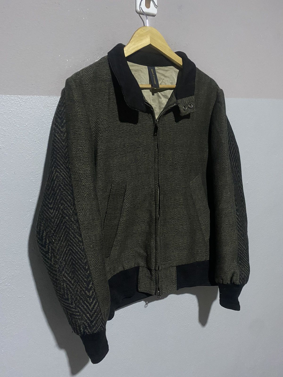Designer × Maison MIHARA YASUHIRO 🔥SALE🔥MIHARA YASUHIRI WOOL BOMBER JACKET Size US M / EU 48-50 / 2 - 4 Thumbnail