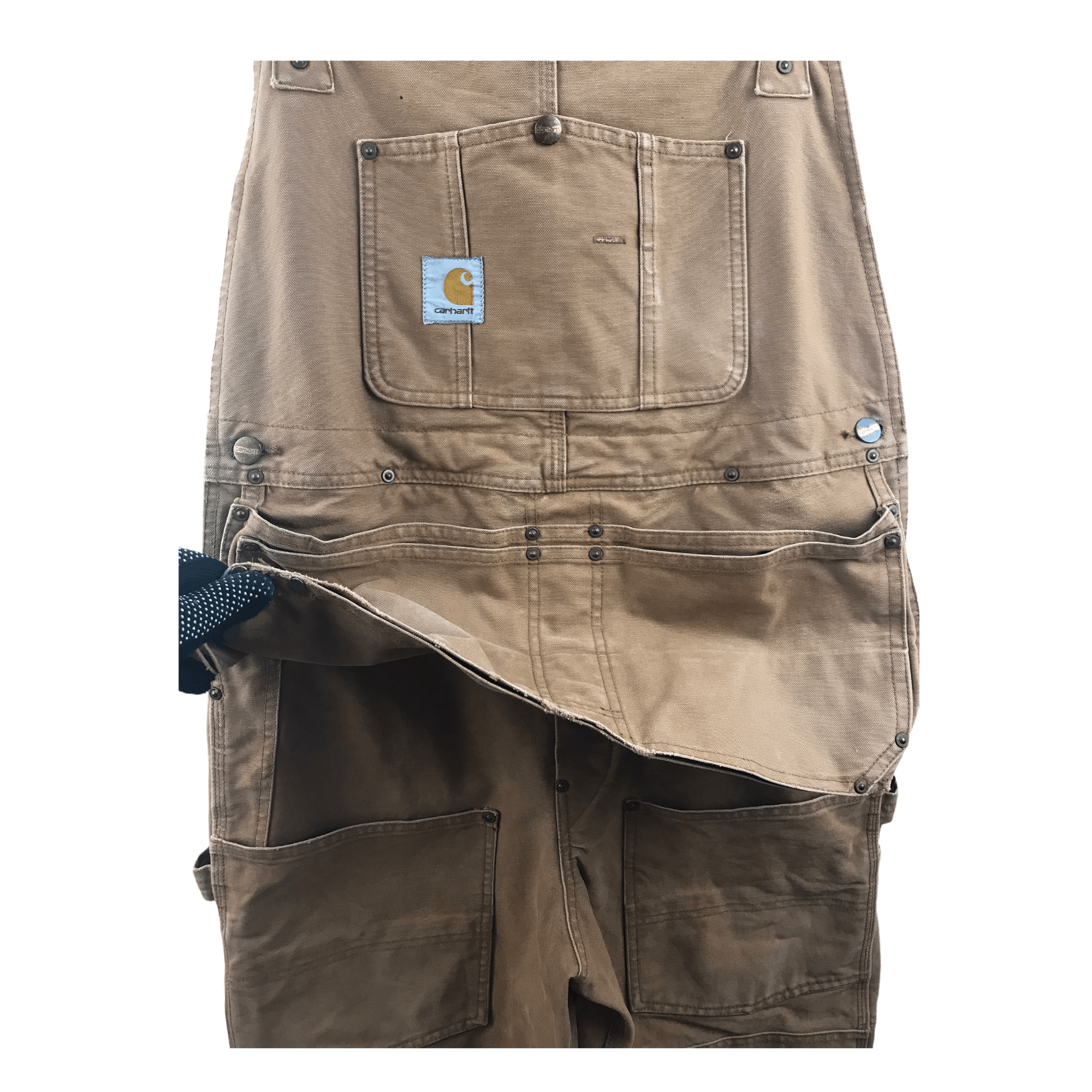 Carhartt Vintage Carhartt Carpenterbib Overall Jacket Size US 34 / EU 50 - 4 Thumbnail