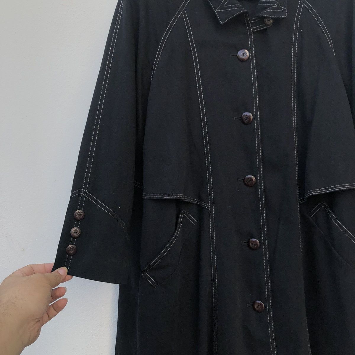 Japanese Brand RARE DESIGN LONG COAT CRESENDO MORE INSPIRED BY RICK OWENS Size US M / EU 48-50 / 2 - 3 Thumbnail