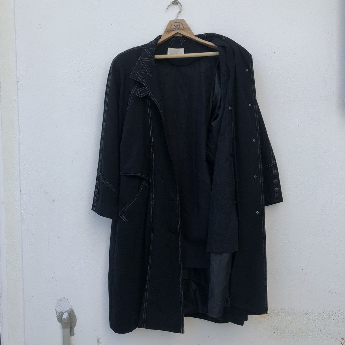 Japanese Brand RARE DESIGN LONG COAT CRESENDO MORE INSPIRED BY RICK OWENS Size US M / EU 48-50 / 2 - 11 Thumbnail