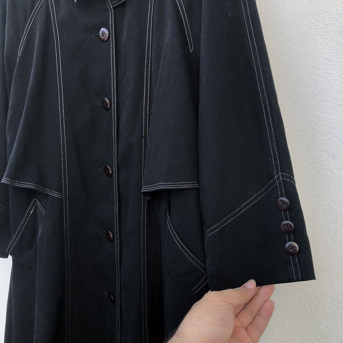 Japanese Brand RARE DESIGN LONG COAT CRESENDO MORE INSPIRED BY RICK OWENS Size US M / EU 48-50 / 2 - 5 Thumbnail