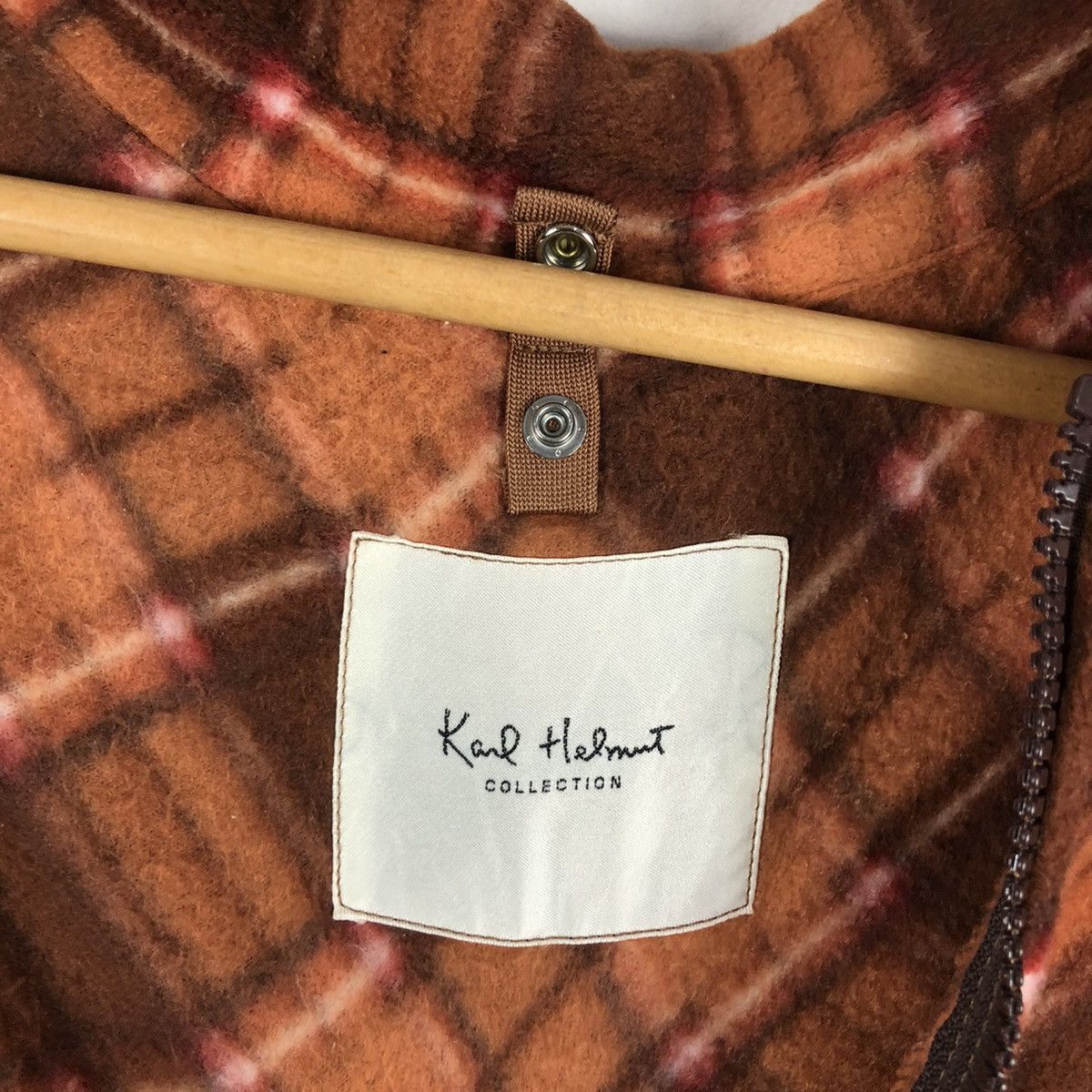 Japanese Brand KARL HELMUT FLEECE ZIPPER JACKET NICE DESIGN Size US M / EU 48-50 / 2 - 8 Thumbnail