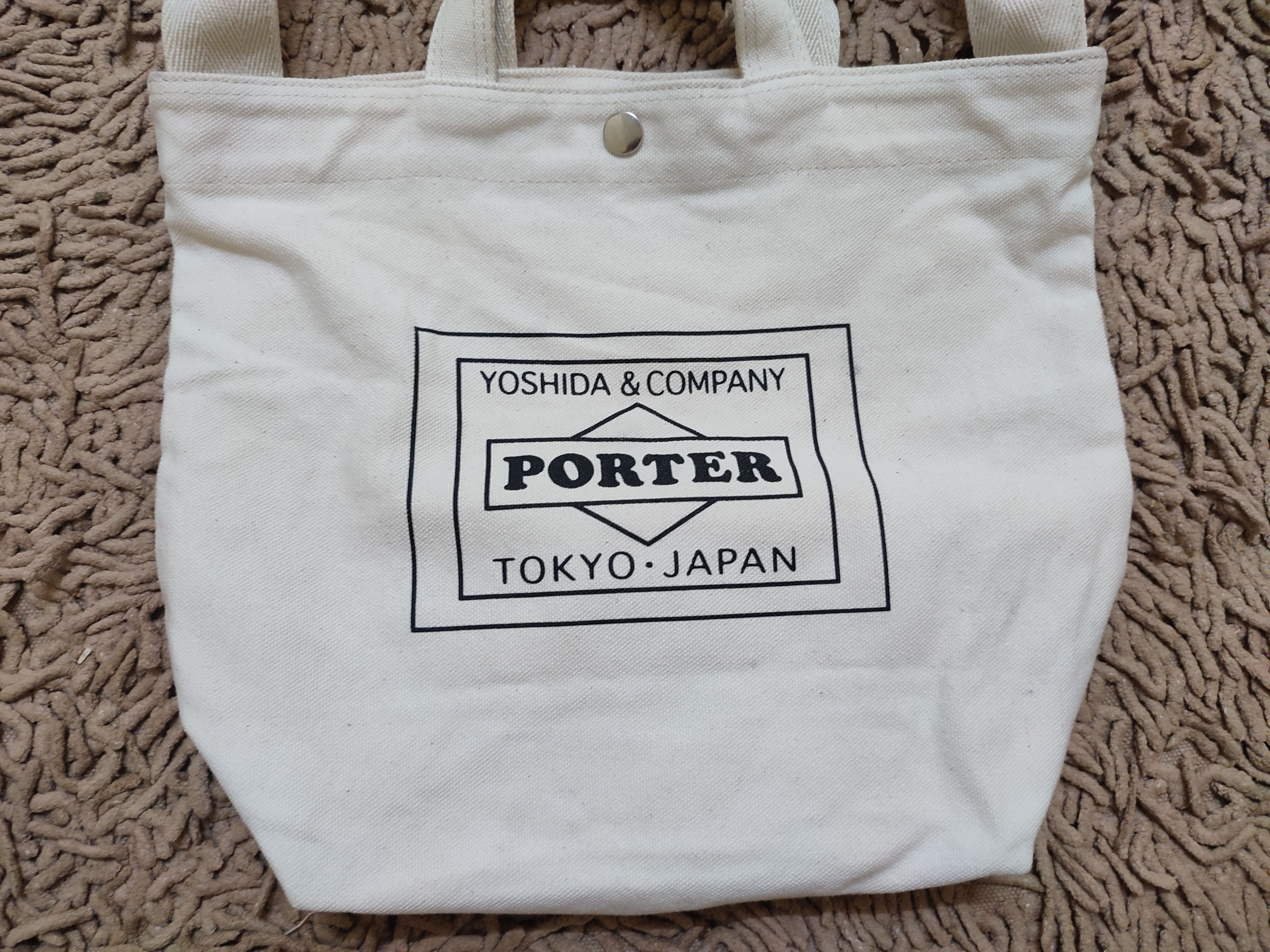 Japanese Brand × Porter Porter lowercase shoulder / Tote canvas bag Size ONE SIZE - 2 Thumbnail