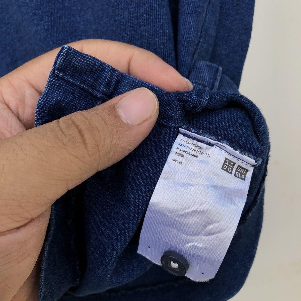 Japanese Brand UNIQLO UNDERCOVER COLLAR SINGLE POCKET DENIM Size US L / EU 52-54 / 3 - 6 Thumbnail