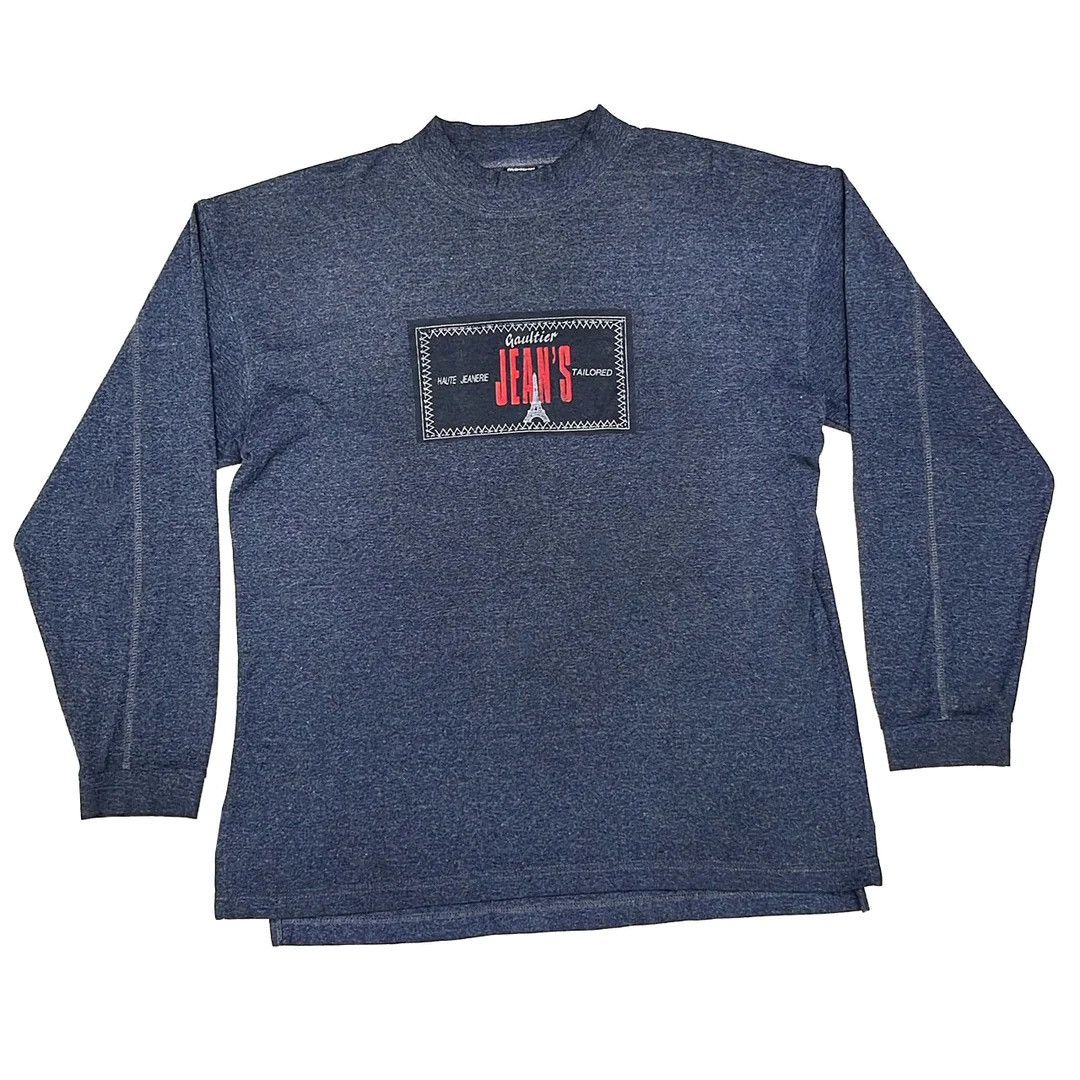 Jean Paul Gaultier Jean-Paul Gaultier 90s JPG Jean’s Paris Vtg Designer L/S Tee Size US XL / EU 56 / 4 - 1 Thumbnail