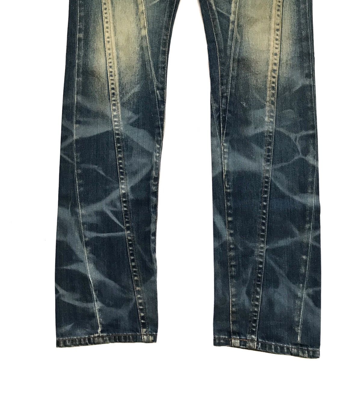 Schlussel JAPANESE BRAND SCHLUSSEL BLEACH JEANS Size US 32 / EU 48 - 3 Thumbnail