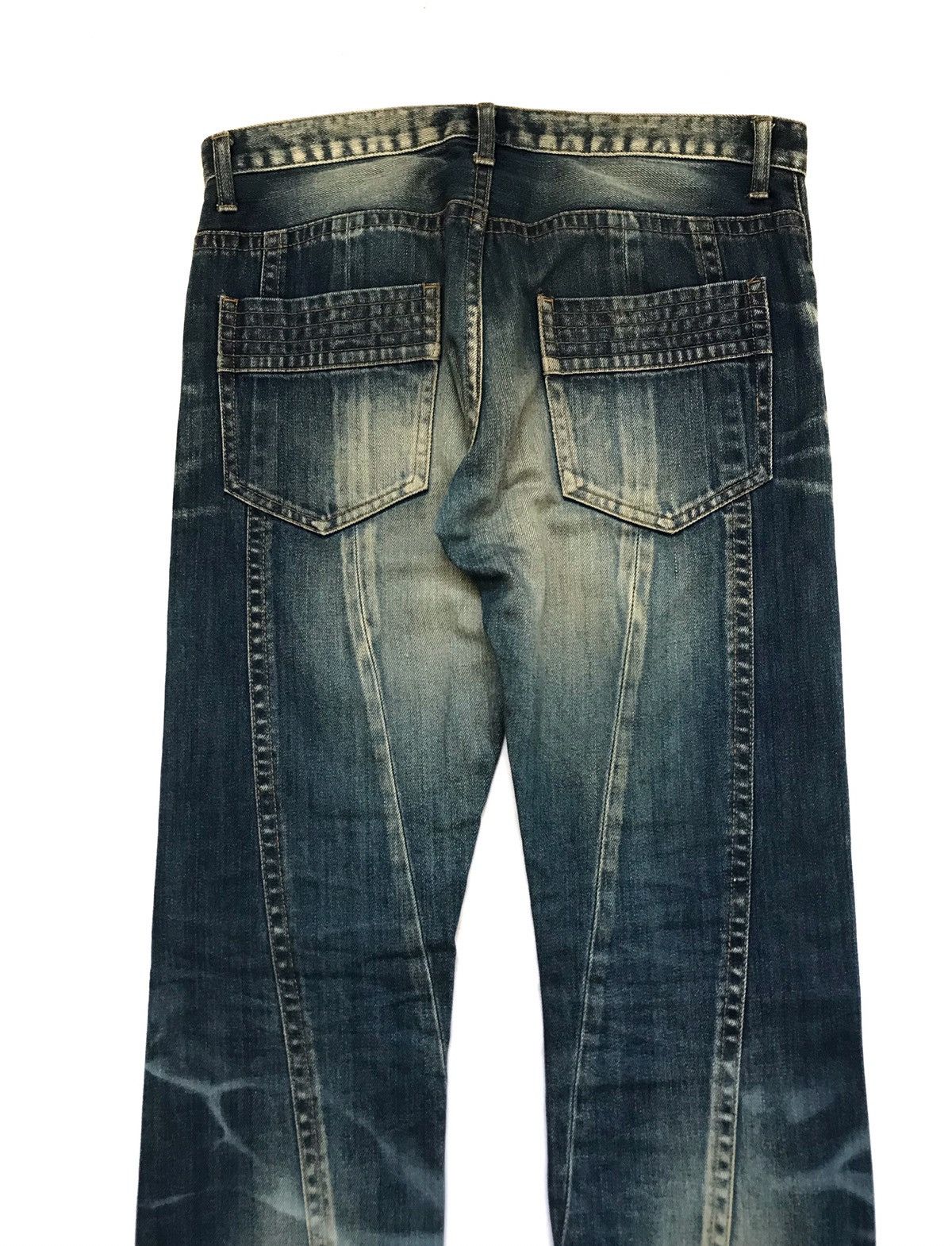 Schlussel JAPANESE BRAND SCHLUSSEL BLEACH JEANS Size US 32 / EU 48 - 5 Thumbnail