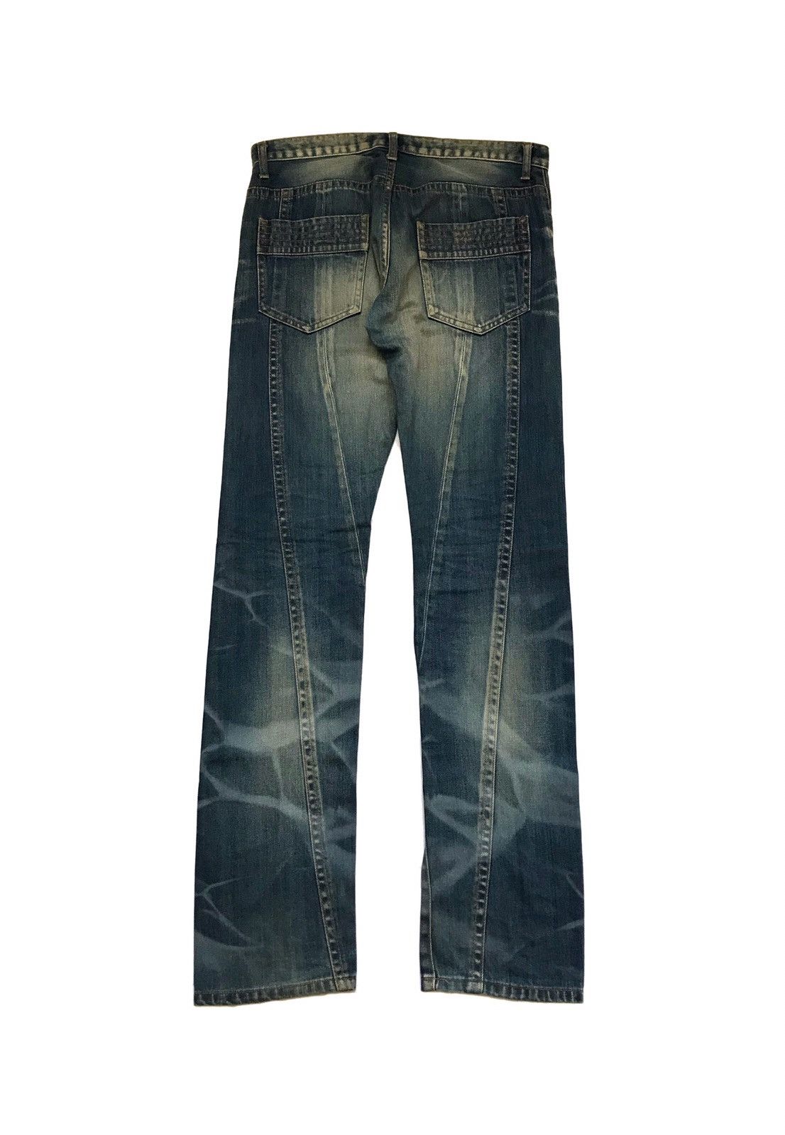 Schlussel JAPANESE BRAND SCHLUSSEL BLEACH JEANS Size US 32 / EU 48 - 4 Thumbnail