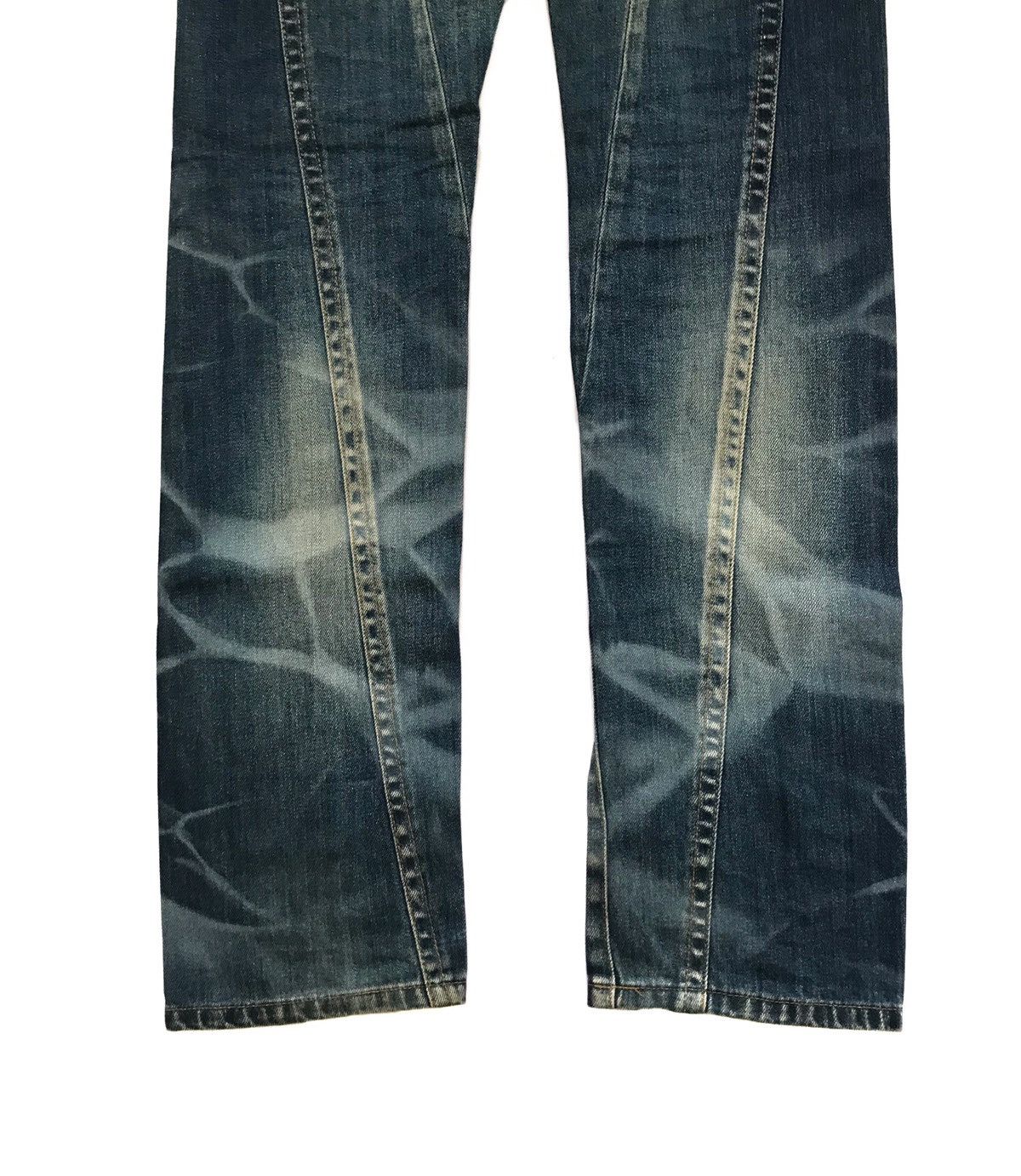 Schlussel JAPANESE BRAND SCHLUSSEL BLEACH JEANS Size US 32 / EU 48 - 6 Thumbnail