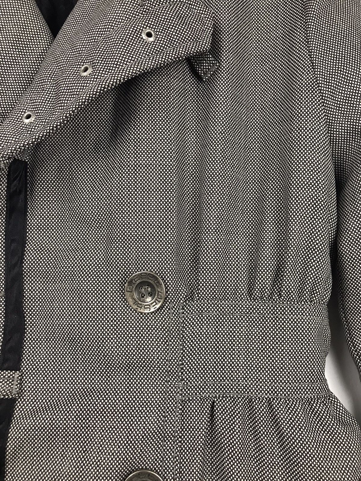 Diesel × Diesel Black Gold Very rare Vintage Diesel Long Jacket Size S / US 4 / IT 40 - 4 Thumbnail