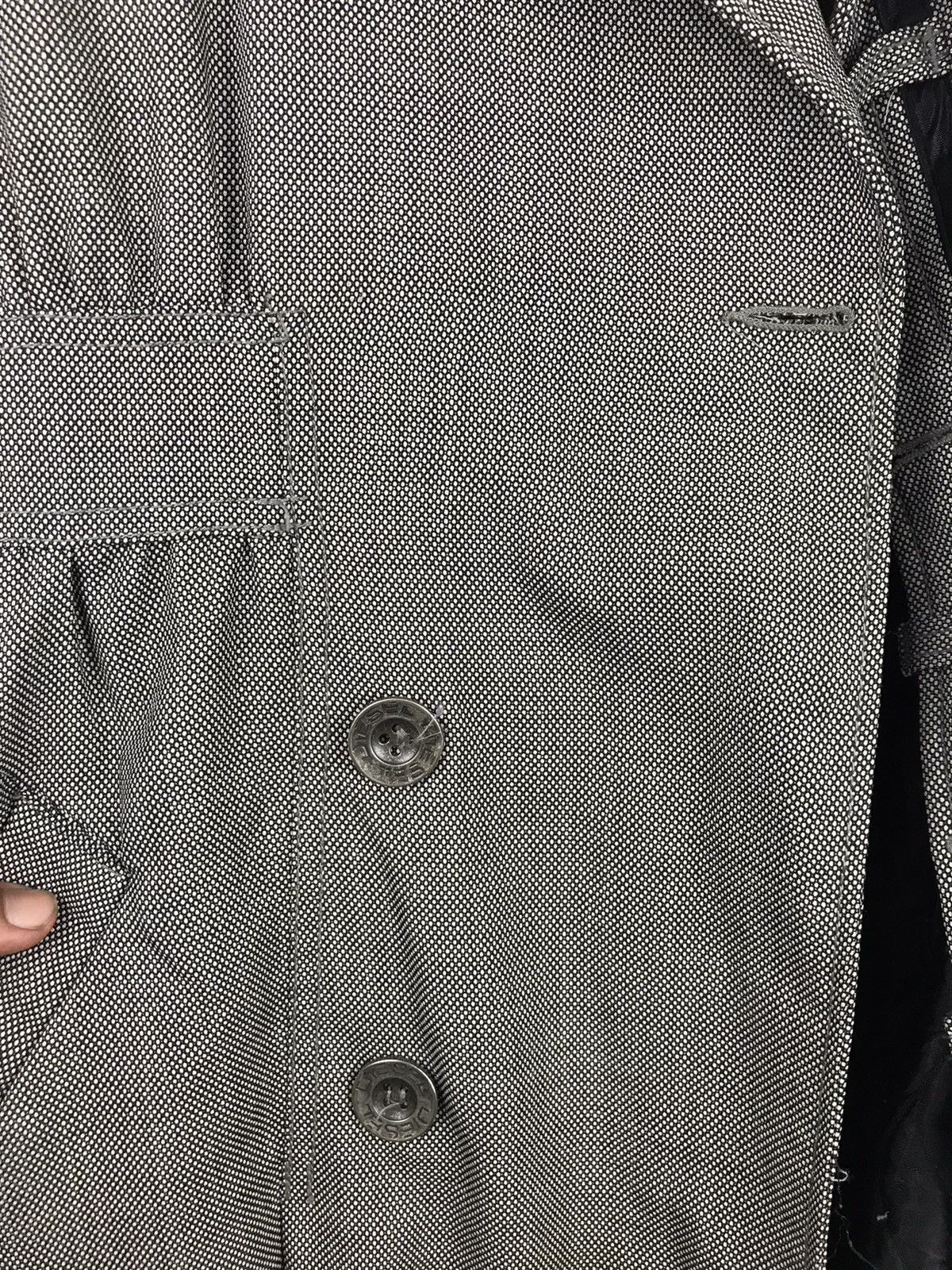 Diesel × Diesel Black Gold Very rare Vintage Diesel Long Jacket Size S / US 4 / IT 40 - 12 Thumbnail