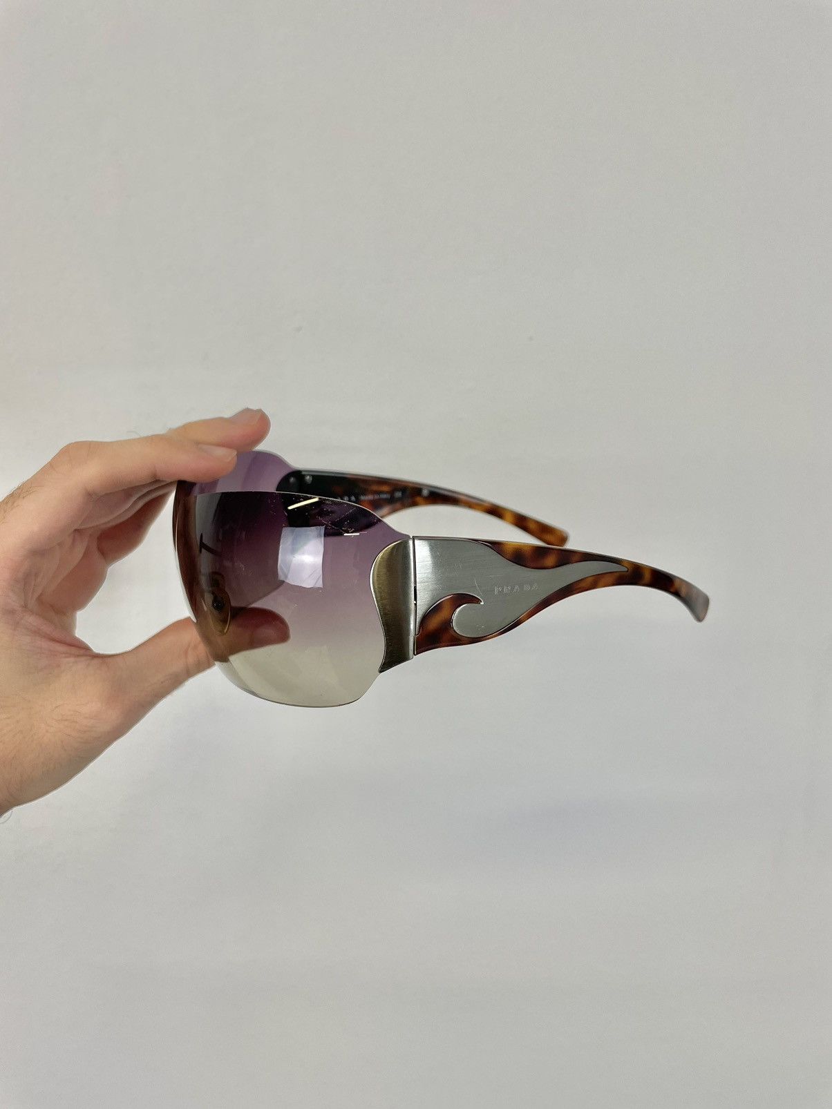 SS04 Visor vintage wave mask archive Sunglasses ski flames Accessories