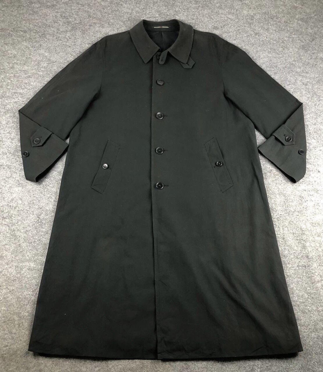 image of Gaultier Homme Objet x Jean Paul Gaultier Homme Object Long Jacket in Black, Men's (Size XL)
