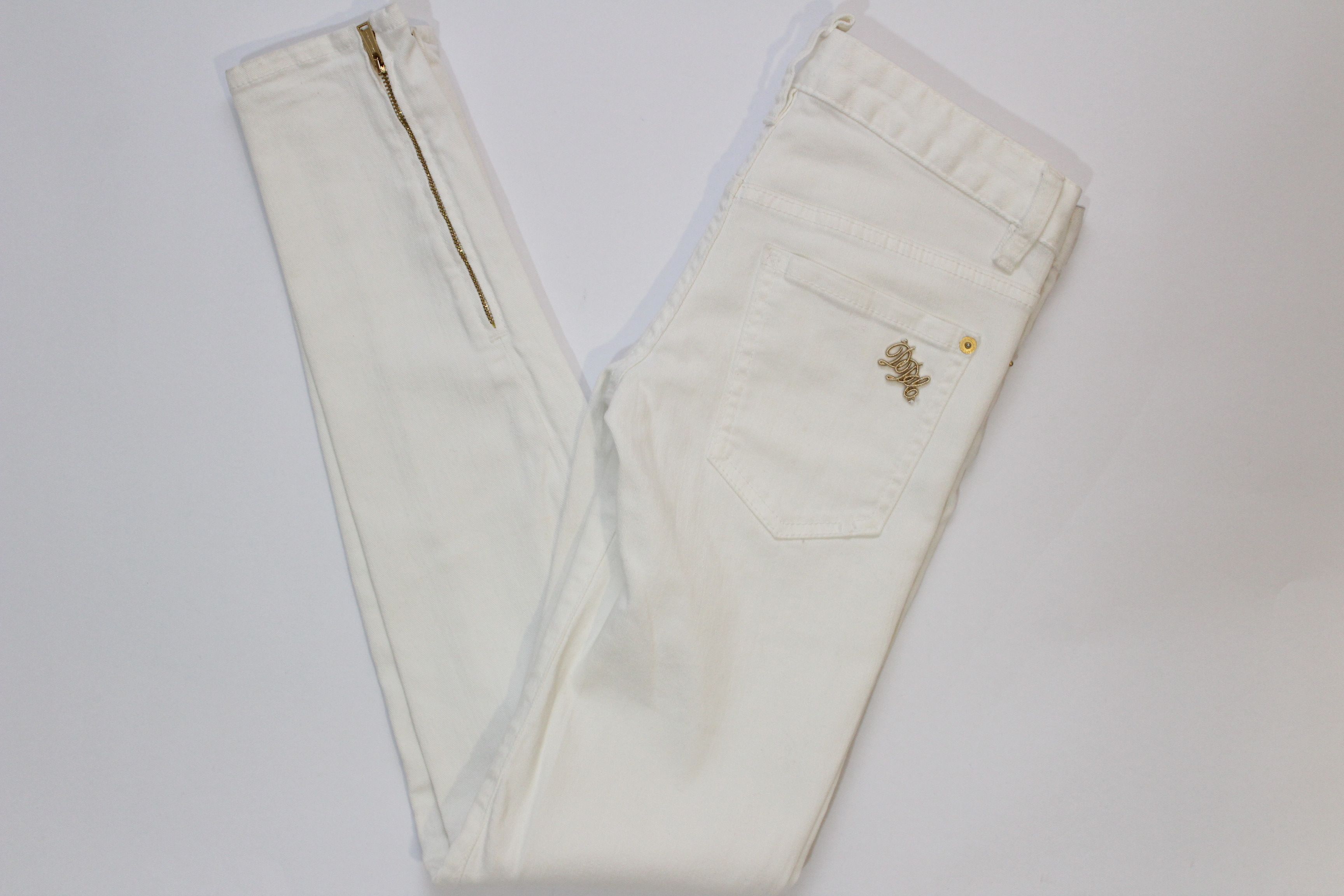Dsquared2 💥 Dsquared2 Jeans Denim White Made In Italy Hype Rare Size US 26 / EU 42 - 1 Thumbnail