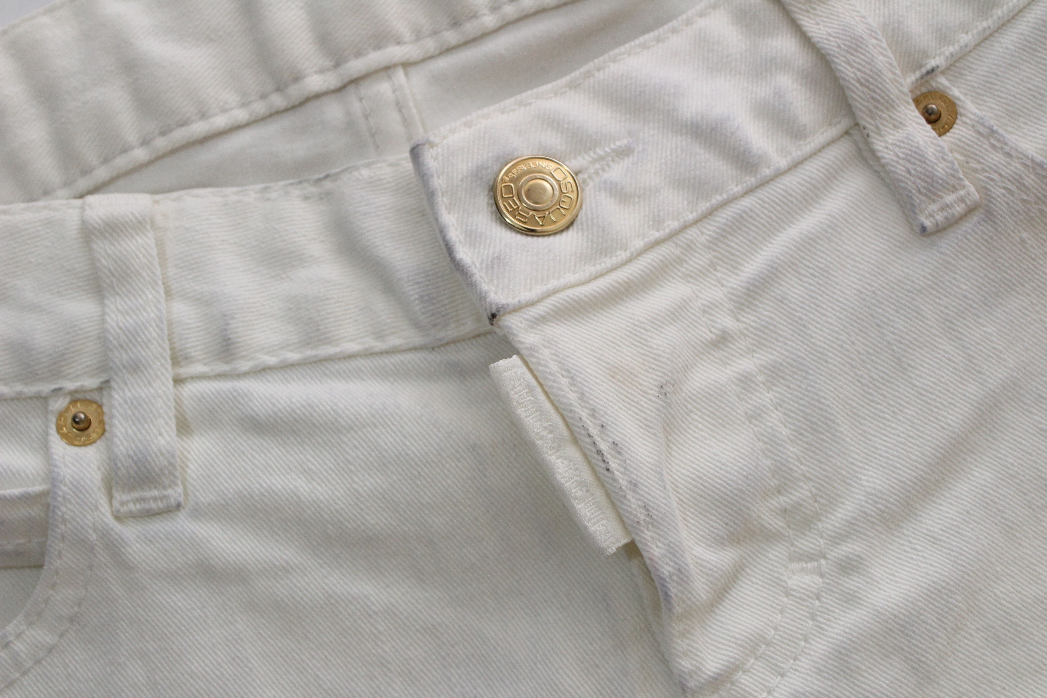 Dsquared2 💥 Dsquared2 Jeans Denim White Made In Italy Hype Rare Size US 26 / EU 42 - 11 Thumbnail