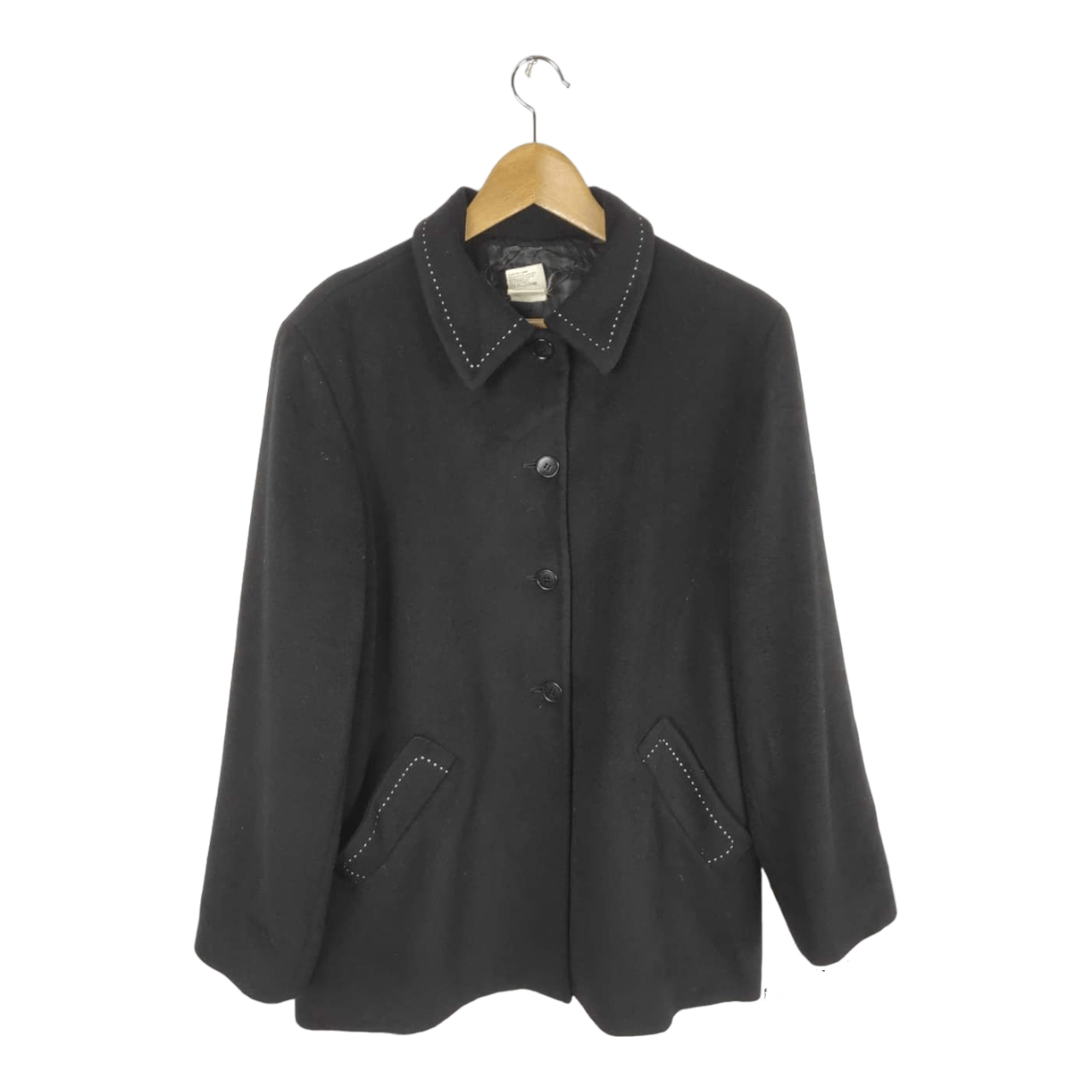 1990s Agnes B. boiled wool jacket — Flower in the Mirror Vintage