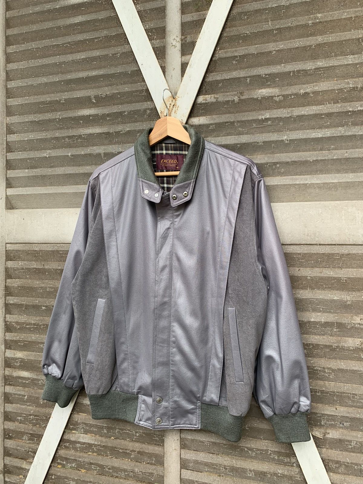 Vintage 🔥Vintage EXCEED Grey Bomber Jacket Size US M / EU 48-50 / 2 - 6 Thumbnail