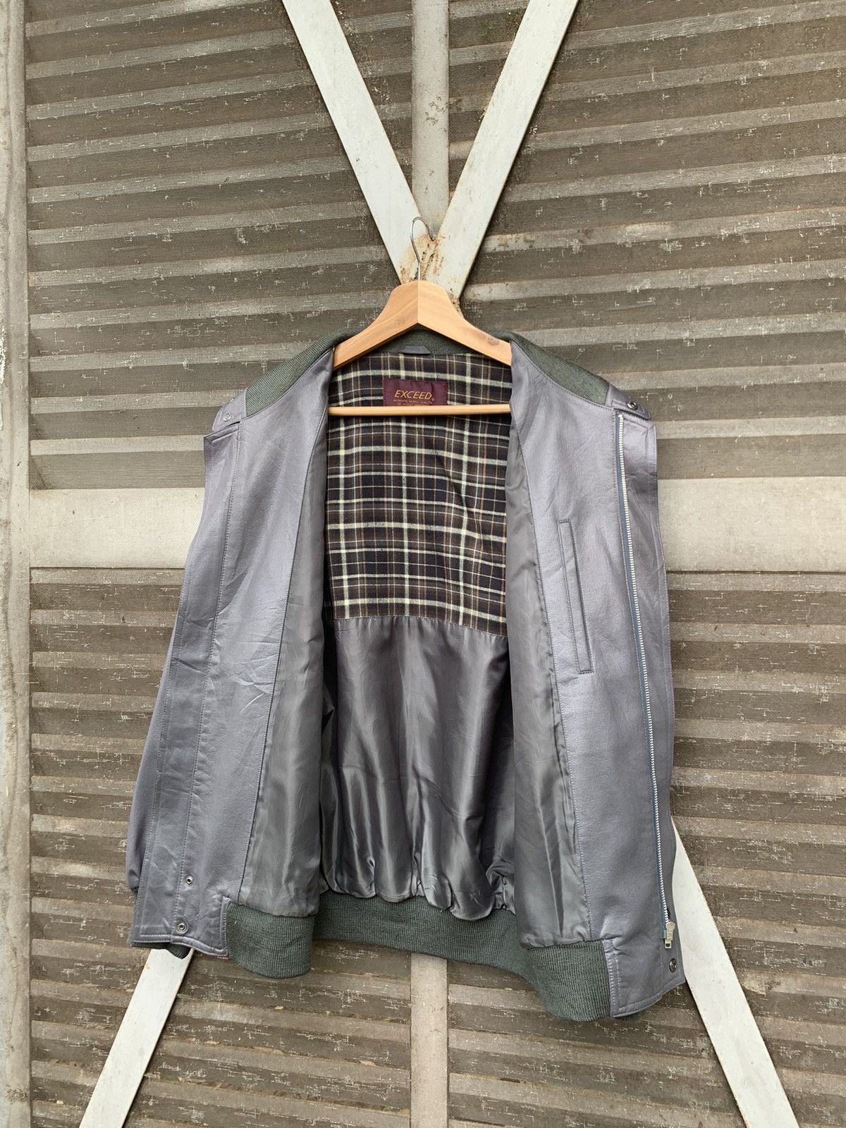 Vintage 🔥Vintage EXCEED Grey Bomber Jacket Size US M / EU 48-50 / 2 - 7 Thumbnail