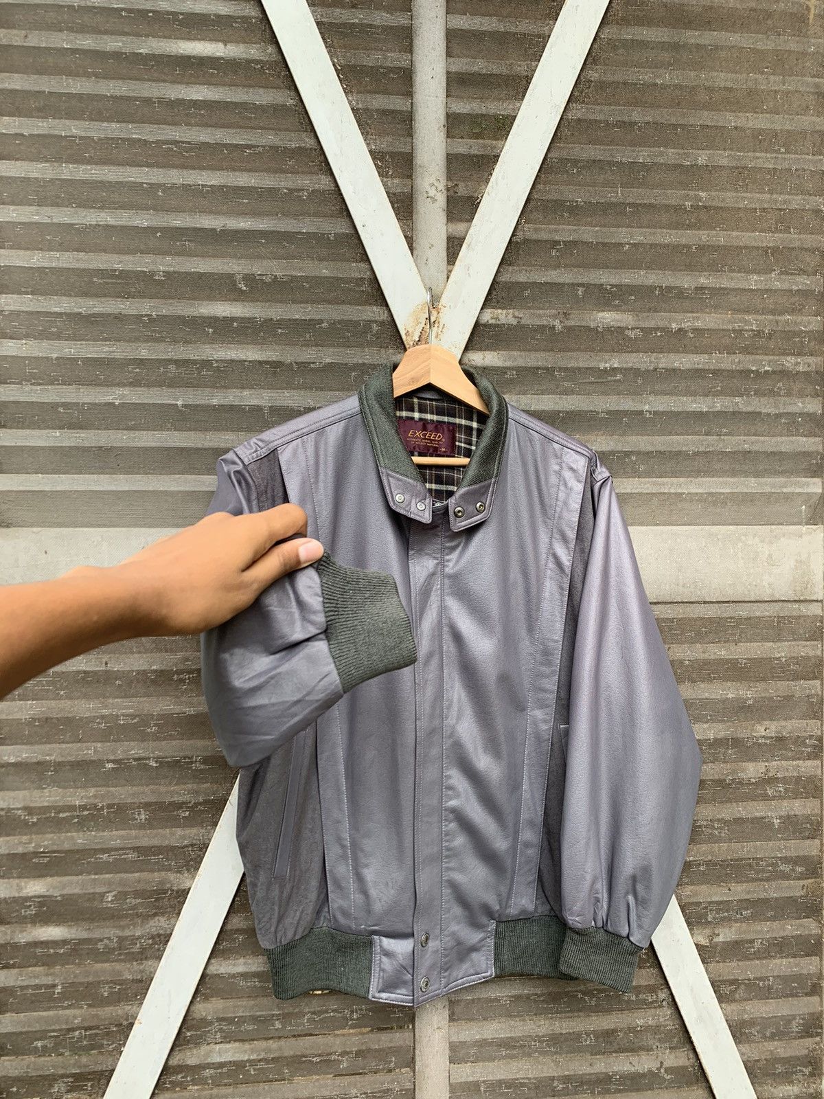 Vintage 🔥Vintage EXCEED Grey Bomber Jacket Size US M / EU 48-50 / 2 - 5 Thumbnail