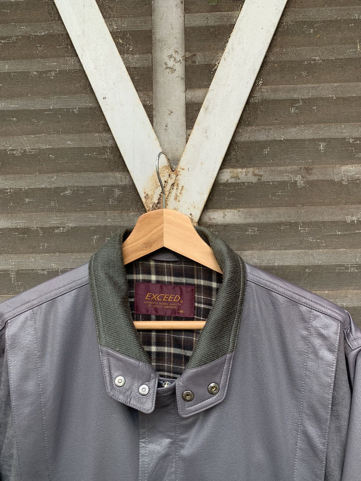 Vintage 🔥Vintage EXCEED Grey Bomber Jacket Size US M / EU 48-50 / 2 - 9 Thumbnail