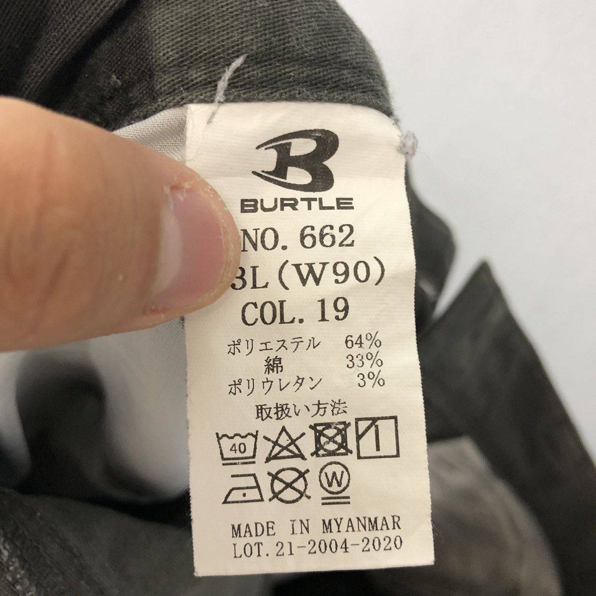 Japanese Brand DLL Burtle Grey Multipocket Tactical Cargo Pants #c1297 Size US 35 - 15 Thumbnail