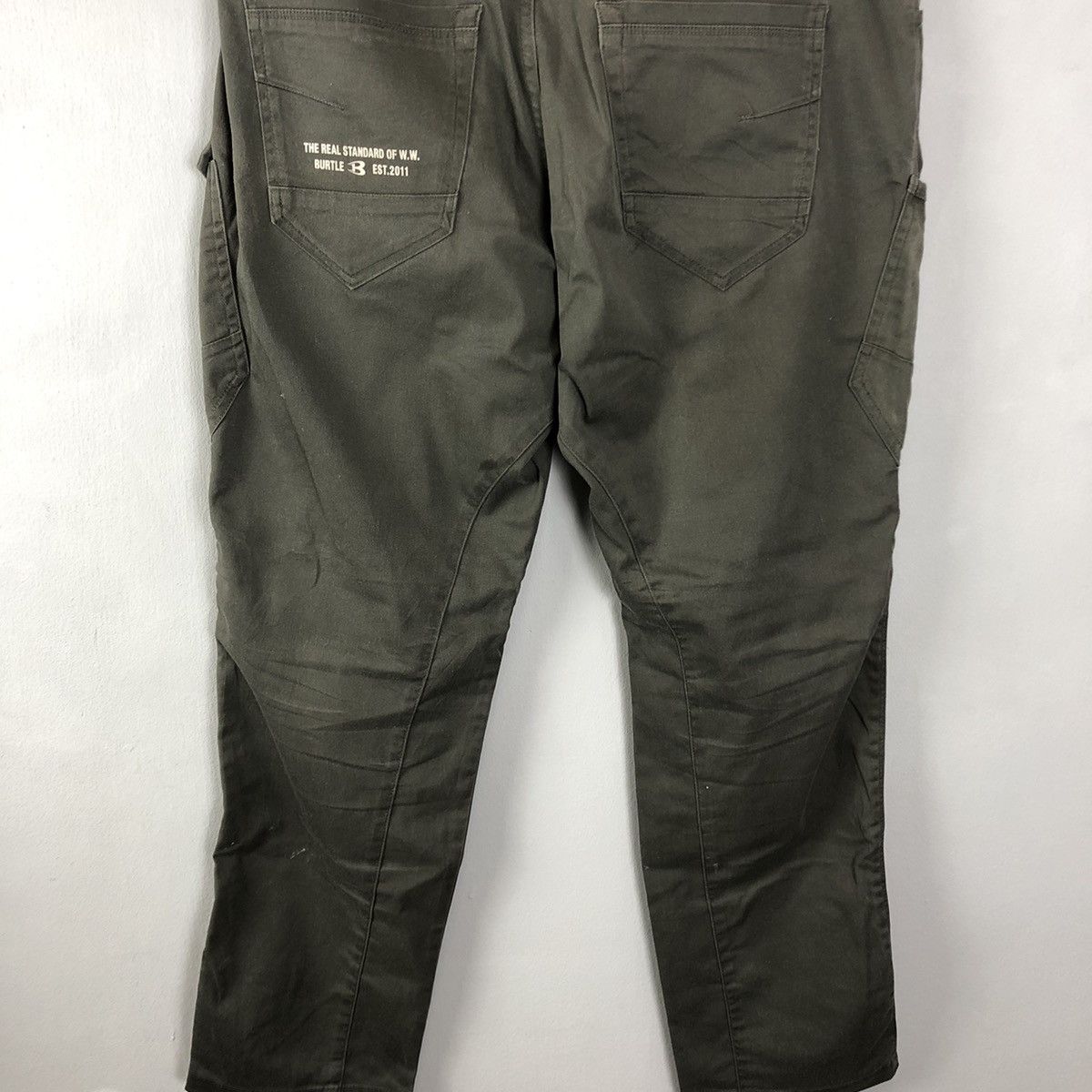 Japanese Brand DLL Burtle Grey Multipocket Tactical Cargo Pants #c1297 Size US 35 - 13 Thumbnail