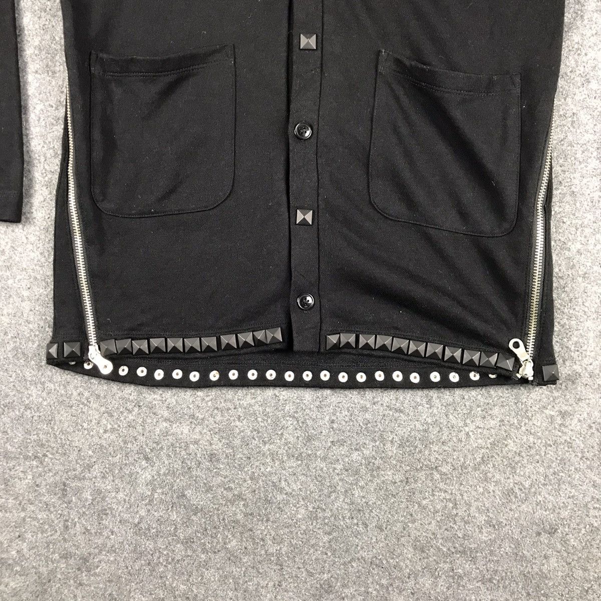 PPFM 🔥Vintage Avant Garde PPFM cardigan full black bondage🔥 Size US M / EU 48-50 / 2 - 8 Thumbnail