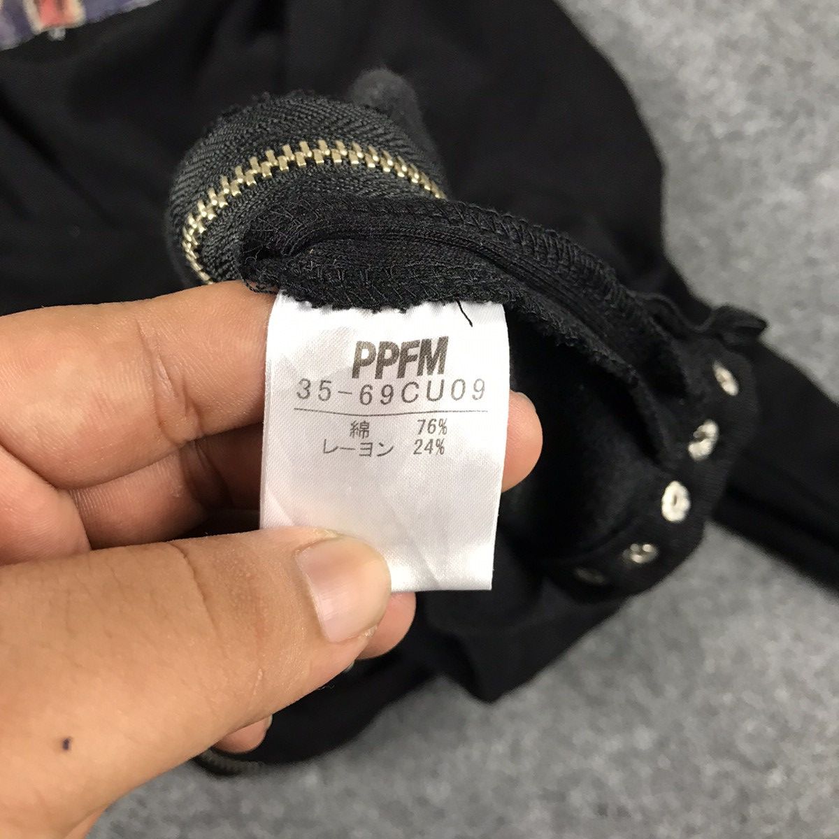 PPFM 🔥Vintage Avant Garde PPFM cardigan full black bondage🔥 Size US M / EU 48-50 / 2 - 5 Thumbnail