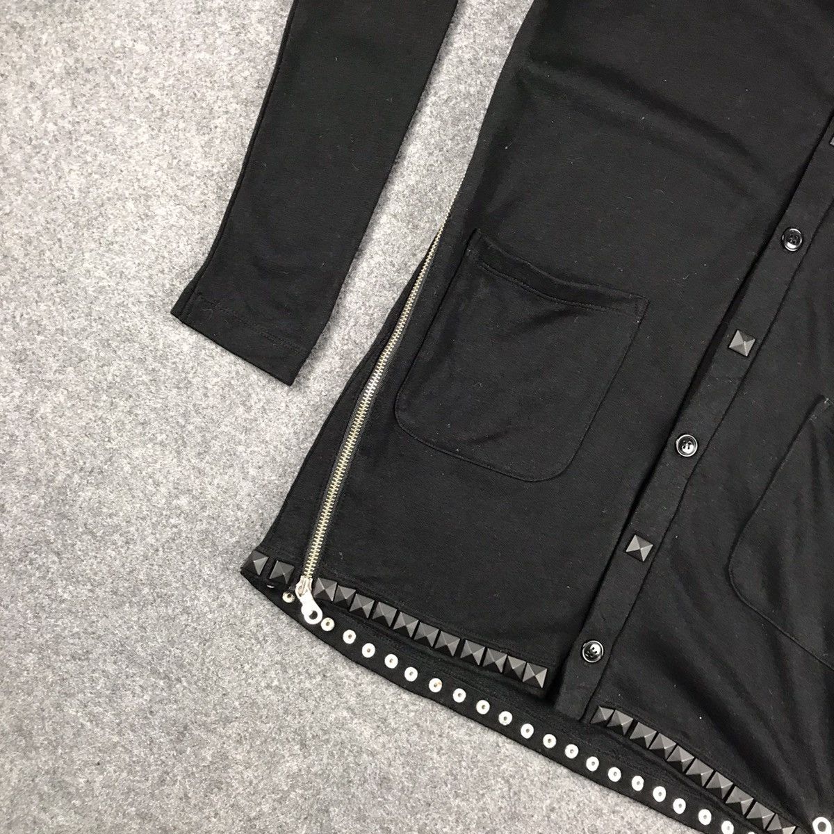 PPFM 🔥Vintage Avant Garde PPFM cardigan full black bondage🔥 Size US M / EU 48-50 / 2 - 7 Thumbnail