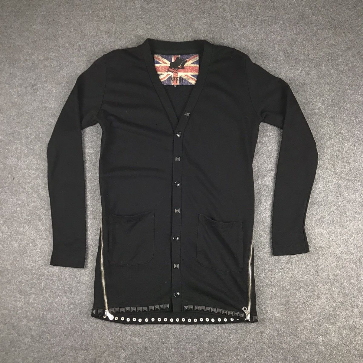 PPFM 🔥Vintage Avant Garde PPFM cardigan full black bondage🔥 Size US M / EU 48-50 / 2 - 1 Thumbnail