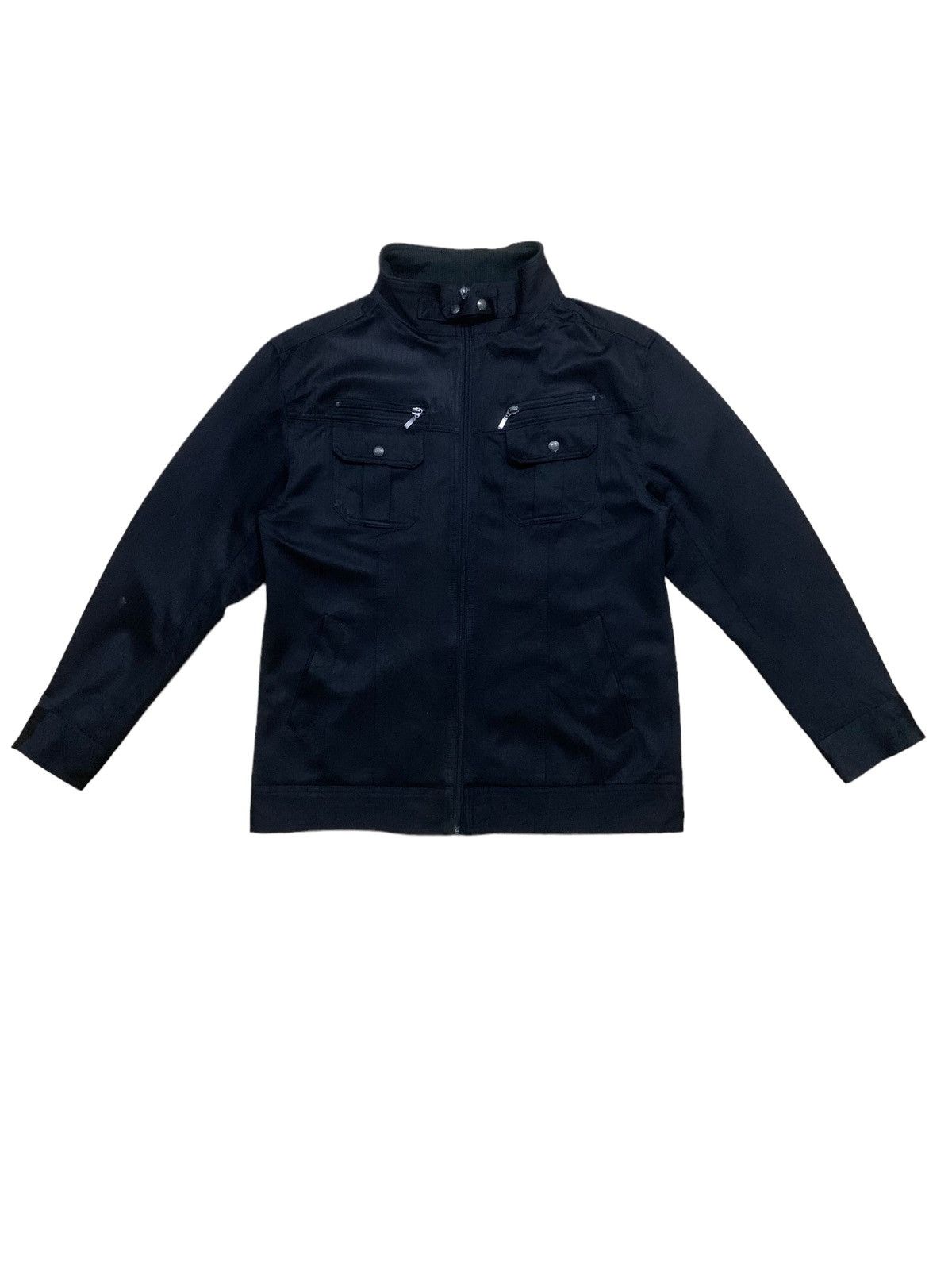 image of 14Th Addiction x If Six Was Nine Vintage Japanese Splendid Satisfaction Multipocket Jacket in Black