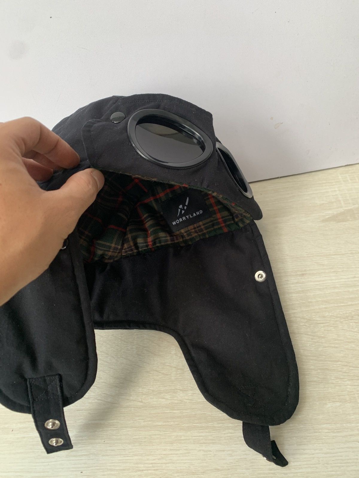 Vintage Goggle Trapper Hat Worryland Look Like Cp Company x Barbour