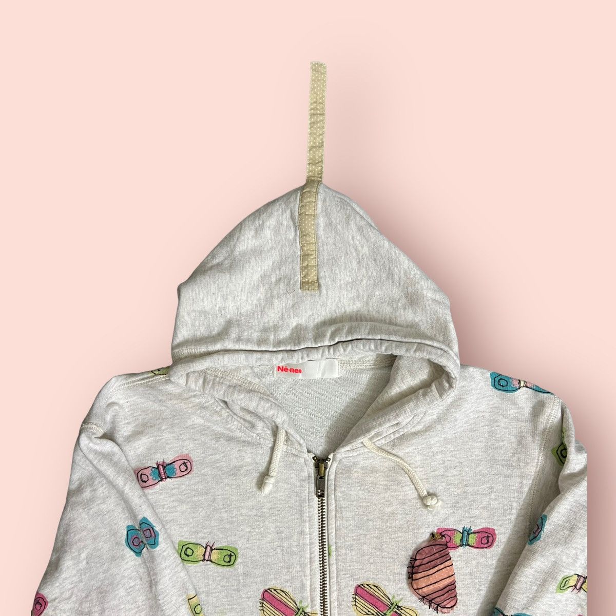 Issey Miyake × Japanese Brand × Ne-Net VINTAGE NE-NET (ISSEY MIYAKE) BUTTERFLIES HOODIE Size XS / US 0-2 / IT 36-38 - 8 Thumbnail