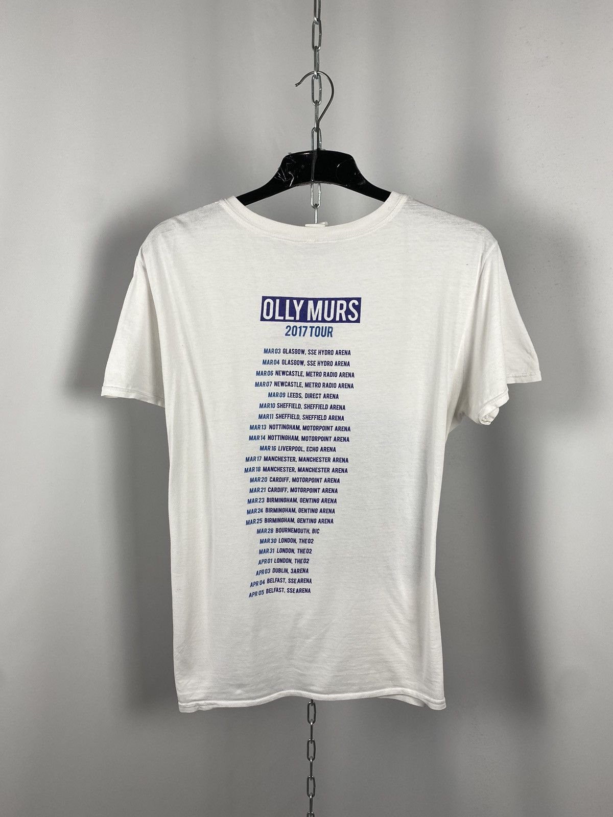 Band Tees Olly Murs tour 2017 T-shirts band tee big logo size M Size US M / EU 48-50 / 2 - 6 Thumbnail
