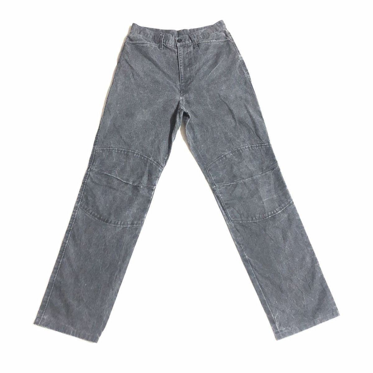 Japanese Brand Les Vis a Bois Japan Double Knee Wide Biker Pant Size US 27 - 1 Thumbnail