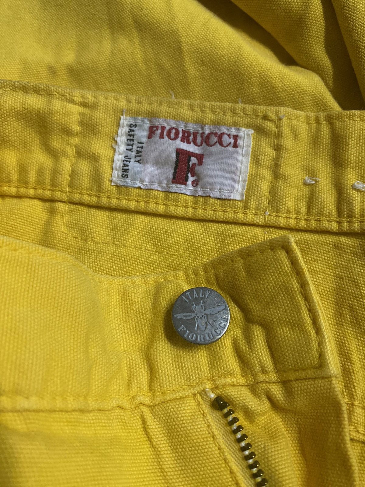 Designer × Fiorucci Vintage Fiorucci Italy Safety Jeans Carpenter 90s Size US 27 - 2 Thumbnail