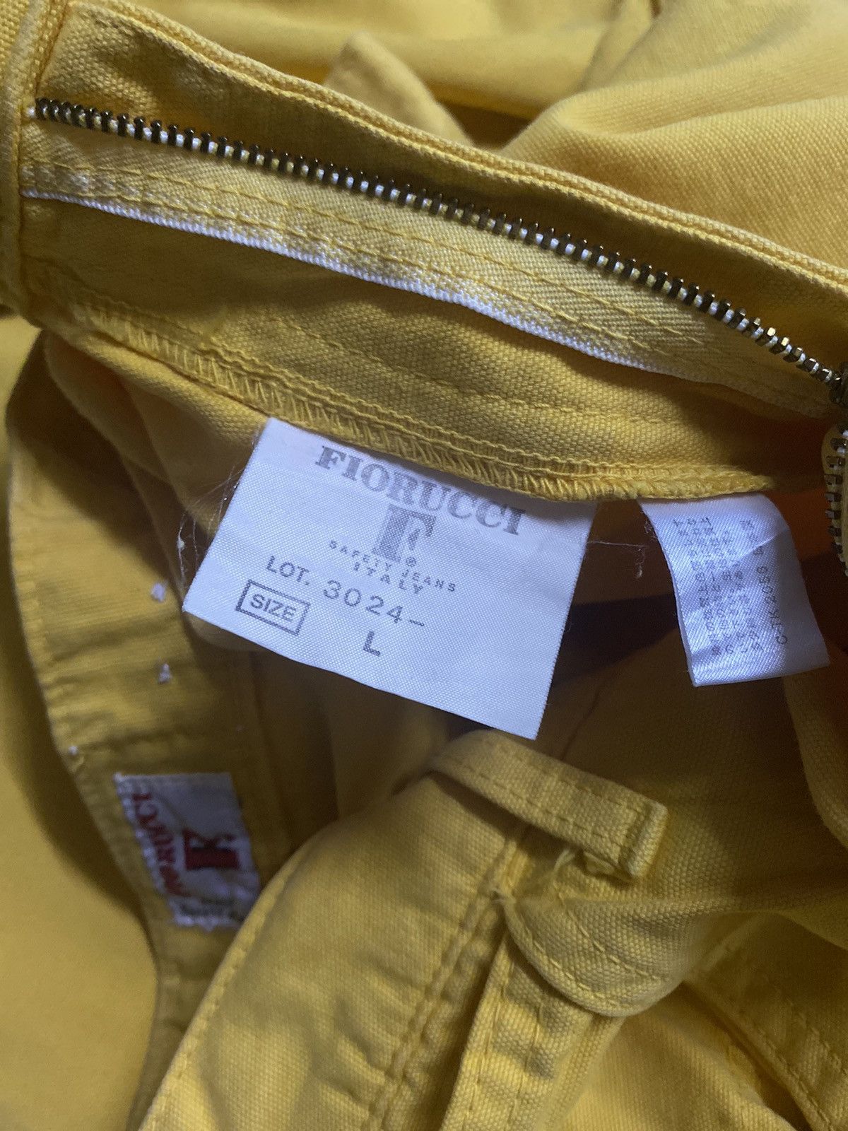 Designer × Fiorucci Vintage Fiorucci Italy Safety Jeans Carpenter 90s Size US 27 - 3 Thumbnail