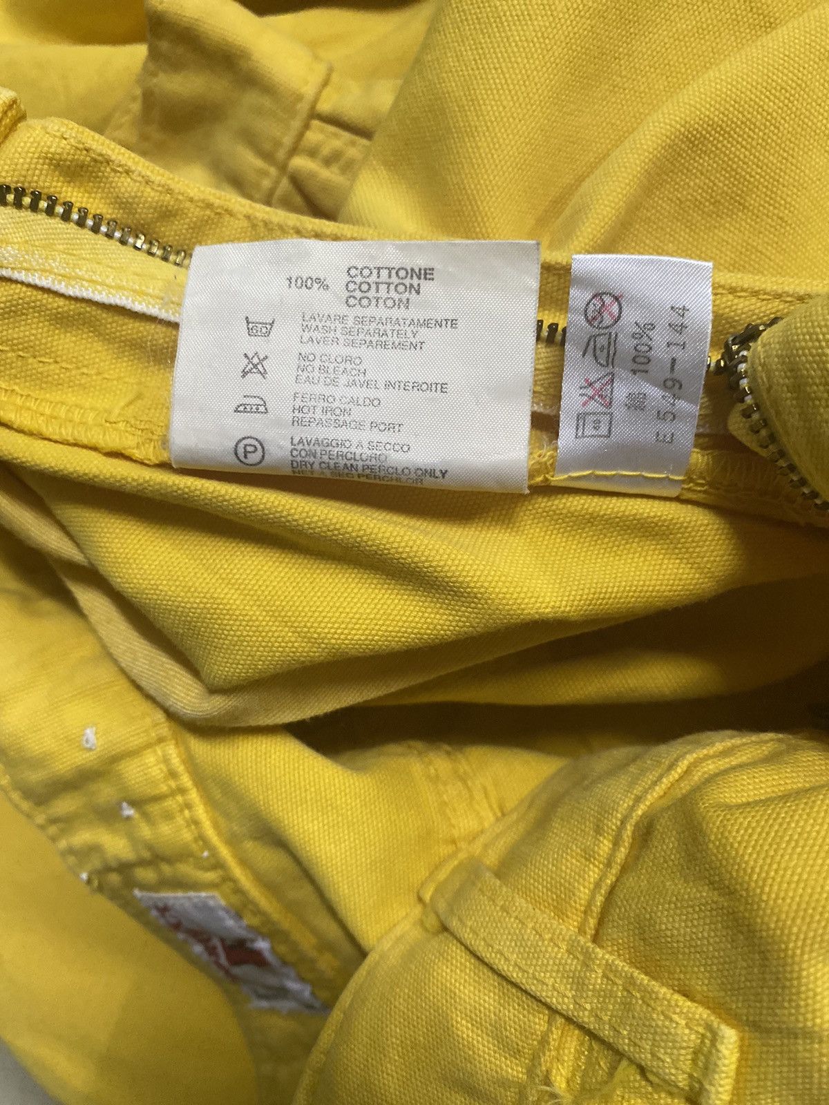 Designer × Fiorucci Vintage Fiorucci Italy Safety Jeans Carpenter 90s Size US 27 - 4 Thumbnail