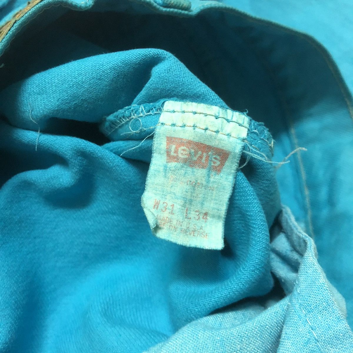 Levi's Vintage Levi’s Lot 550 Denim 80s Size US 30 / EU 46 - 2 Thumbnail