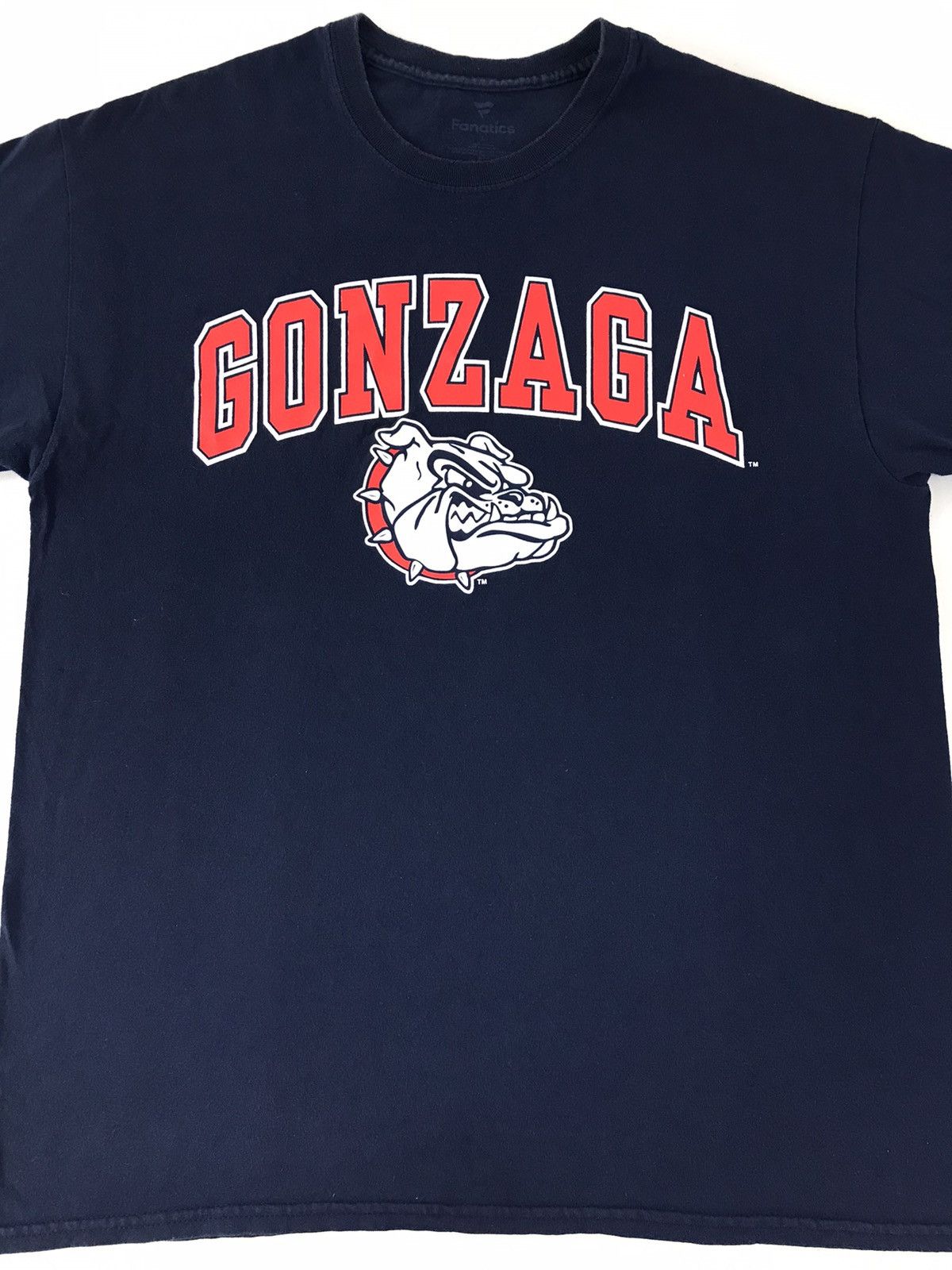 NBA × Vintage Fanatics Gonzaga Basketball Apparel Bulldog Graphic Tee Size US L / EU 52-54 / 3 - 3 Thumbnail